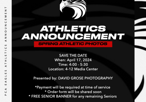 Save the Date: Individual Spring Athletic Photos