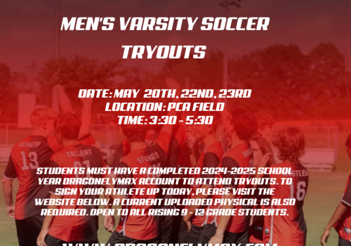 Save the Date: Men's Varsity Soccer Tryouts