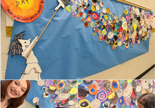 Art Students Celebrate International Dot Day