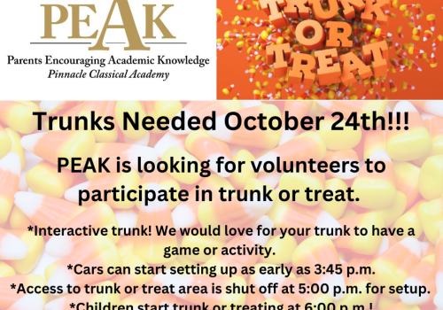 PEAK needs our Help!