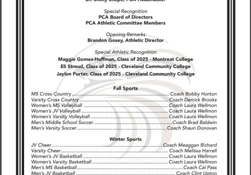 Save the Date: 2024-2025 Athletic Recognition Night